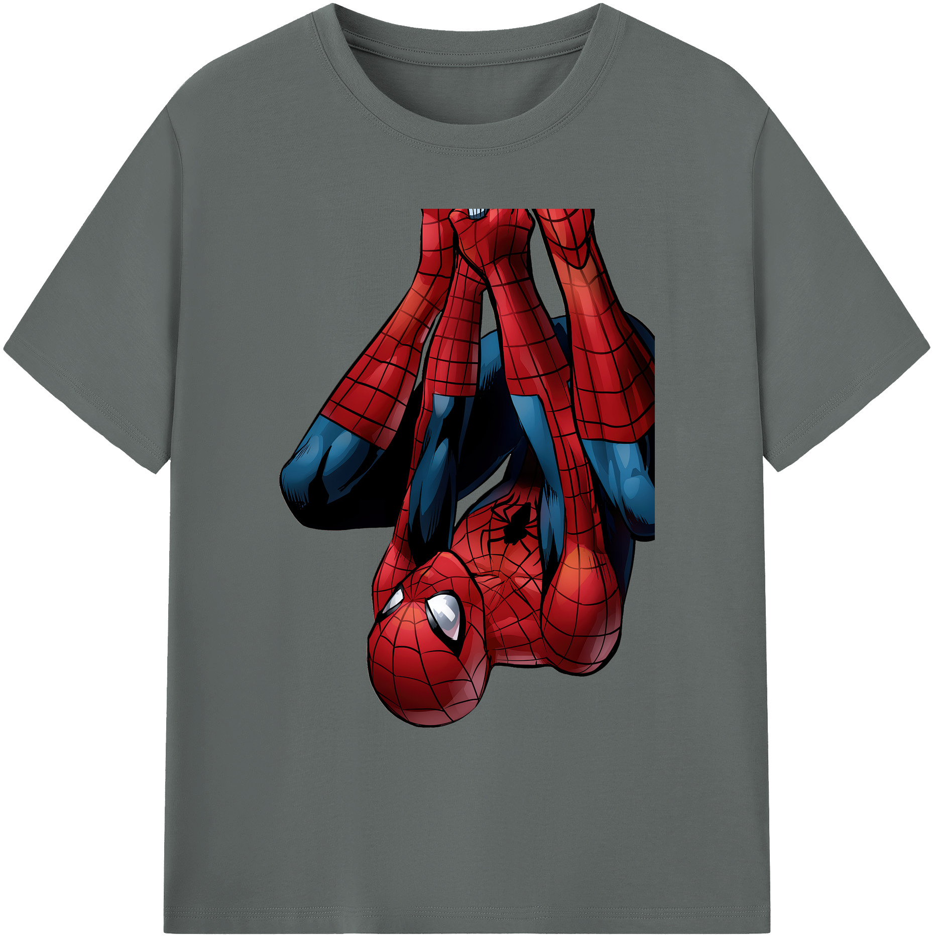 （画像用） Spider Man スパイダーマン 綿100％ メンズ半袖Tシャツ｜肌触りやわらか＆通気性